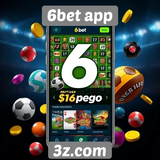 Principais jogos disponíveis no 6bet app