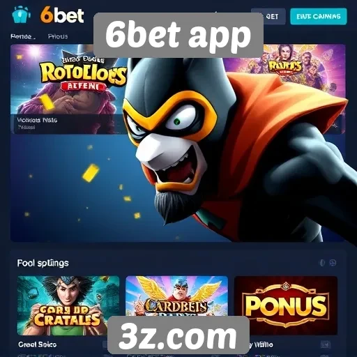 Jogos populares disponíveis no 6bet app